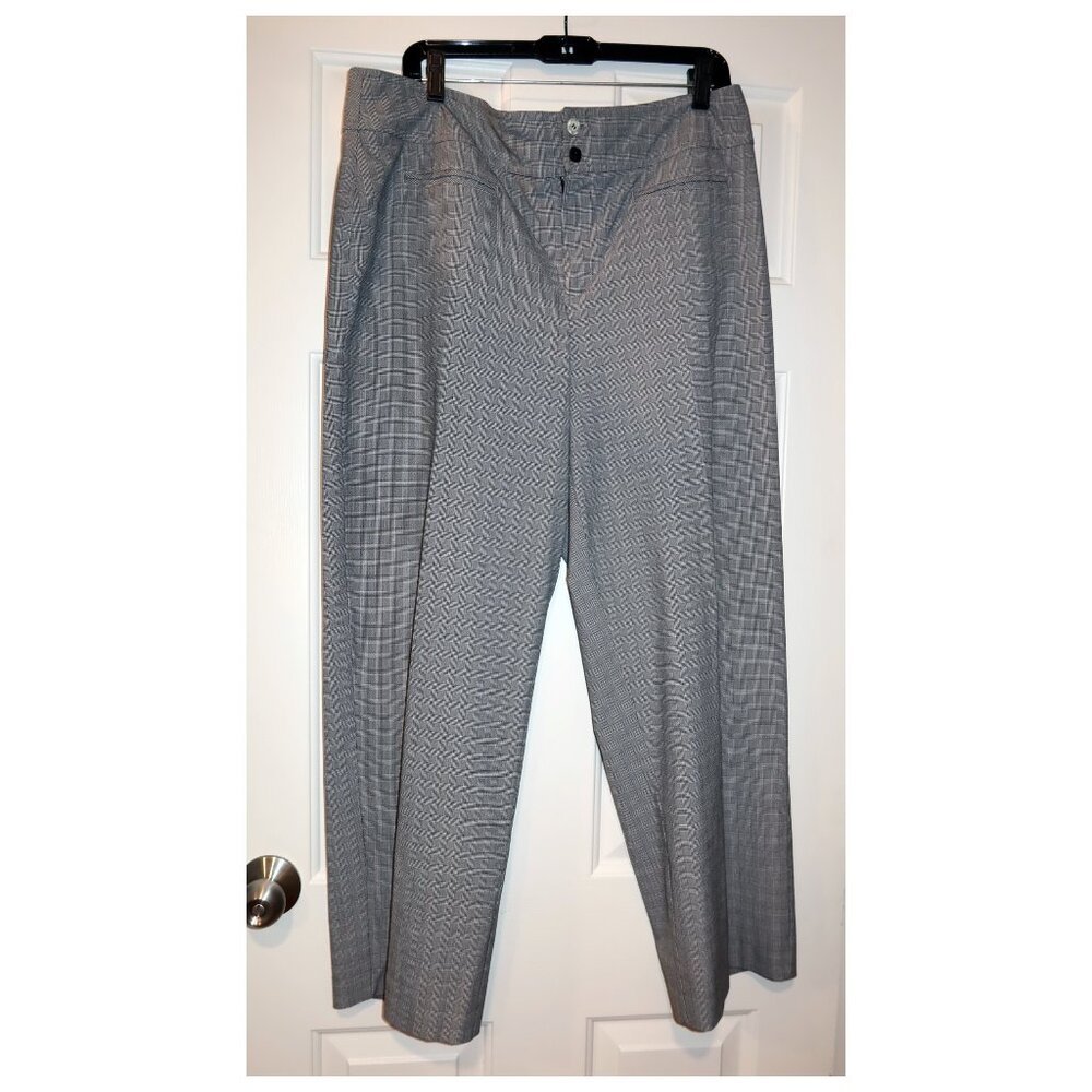 CHICOS DESIGN Wide Leg Pants, Gray, Women Size 3 (or XL/16)